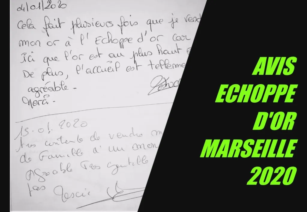  meilleur avis rachat d'or Marseille