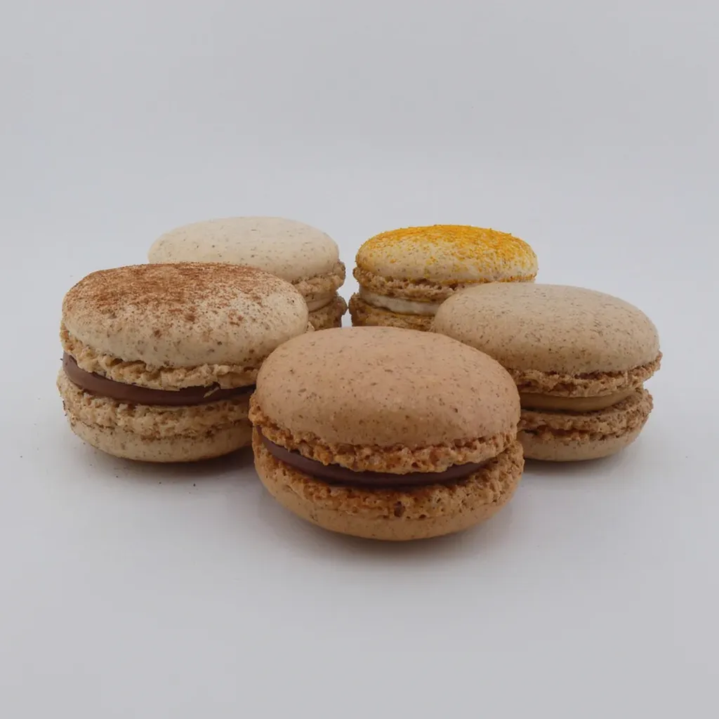  Coffret de macarons chocolat Terrakoa ganache chocolat bean-to-bar fabriquée à Marseille à partir de cacao Madagascar