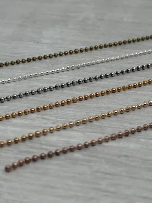 Chaînes boule pour bijouterie et apprêts professionnels avec finitions multiples disponibles chez Provence Fonderie en France