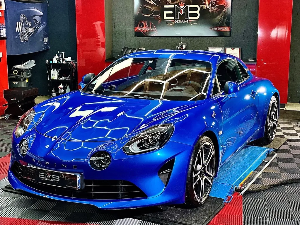 Protection carrosserie traitement céramique Renault Alpine 