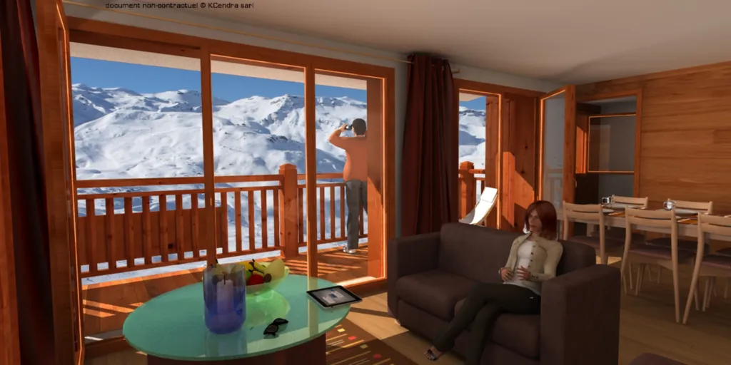 Chalet Natalia au cœur des 3 Vallées et d'une station familiale été comme hiver les Ménuires