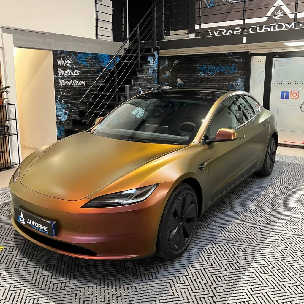 Covering complet sur véhicules de la marque Tesla