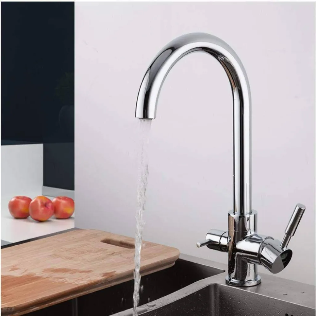 Robinet filtrant installé chez un client