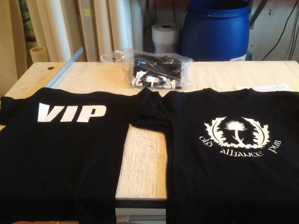 flocage t-shirt old alliance pub