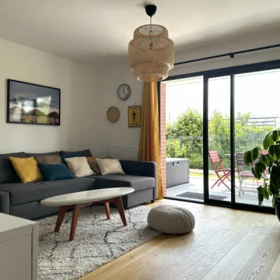 Vue générale de la personnalisation d’un appartement sur plan à Pessac, par l’Atelier D. architecte d’intérieur à Bordeaux
