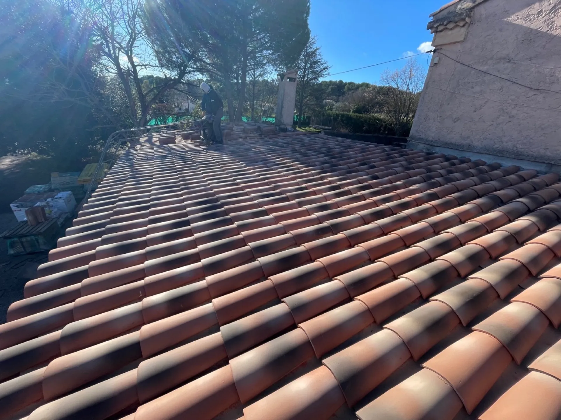 toiture en partie basse fini près de martigues