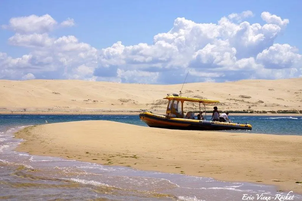 Escale au banc d'Arguin ou a la dune du Pilat en bateau privé