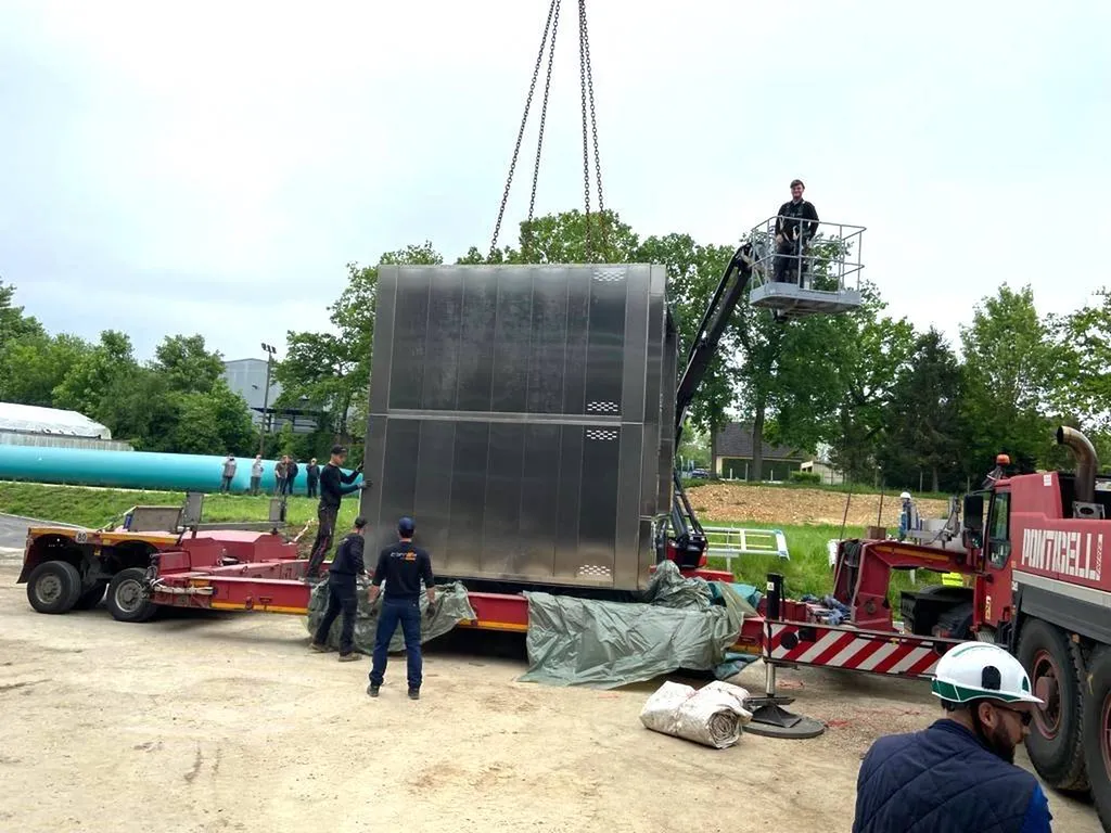 Démantèlement d'une ligne de production ou d'un site industriel complet région de Tours