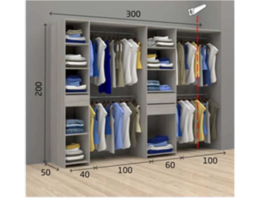 Aménagement de placard Caroline