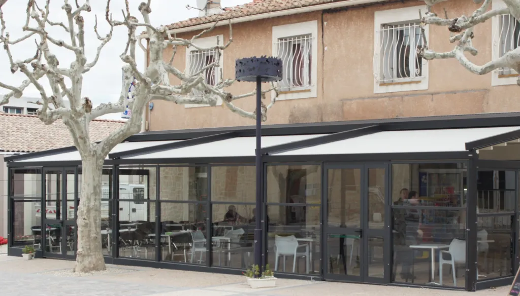 paravents réglables sur mesure pour restaurant région PACA