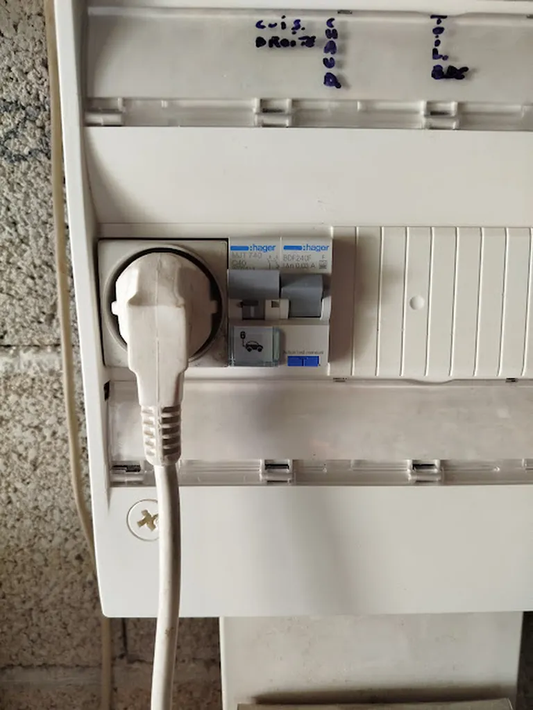 Protection électrique Hager pour borne à Montpellier par infiny elec