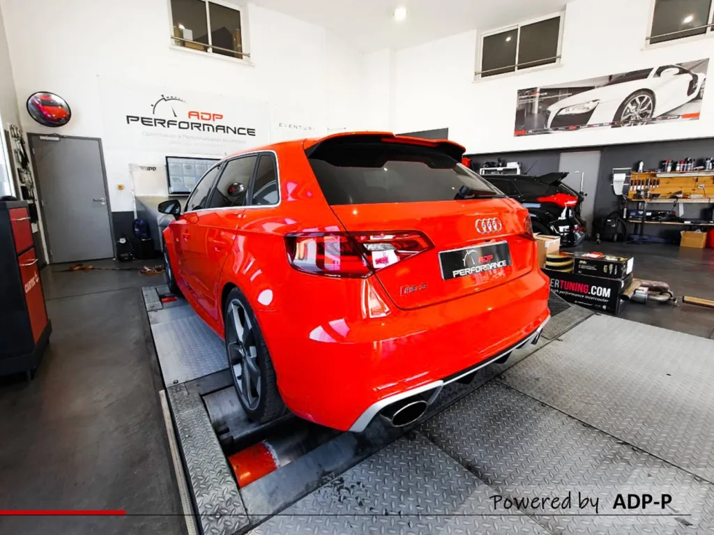 Reprogrammation moteur Stage 1 Audi RS3 8V MK1 2.5 TFSI 367cv | ADP Performance Orange