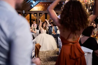 wedding party in paris