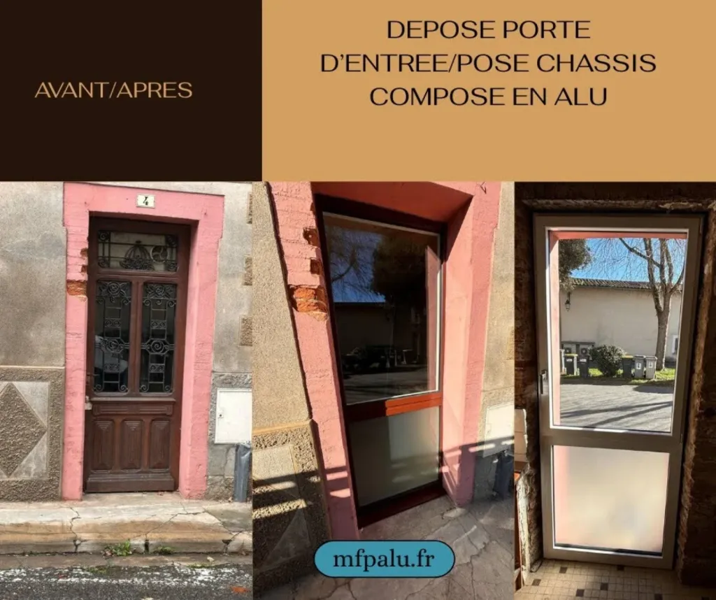 Quelle porte d’entrée choisir ? Nos modèles alu et PVC allient design et sécurité en Haute-Garonne