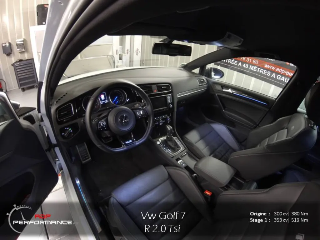 Reprogrammation moteur vw golf 7 R