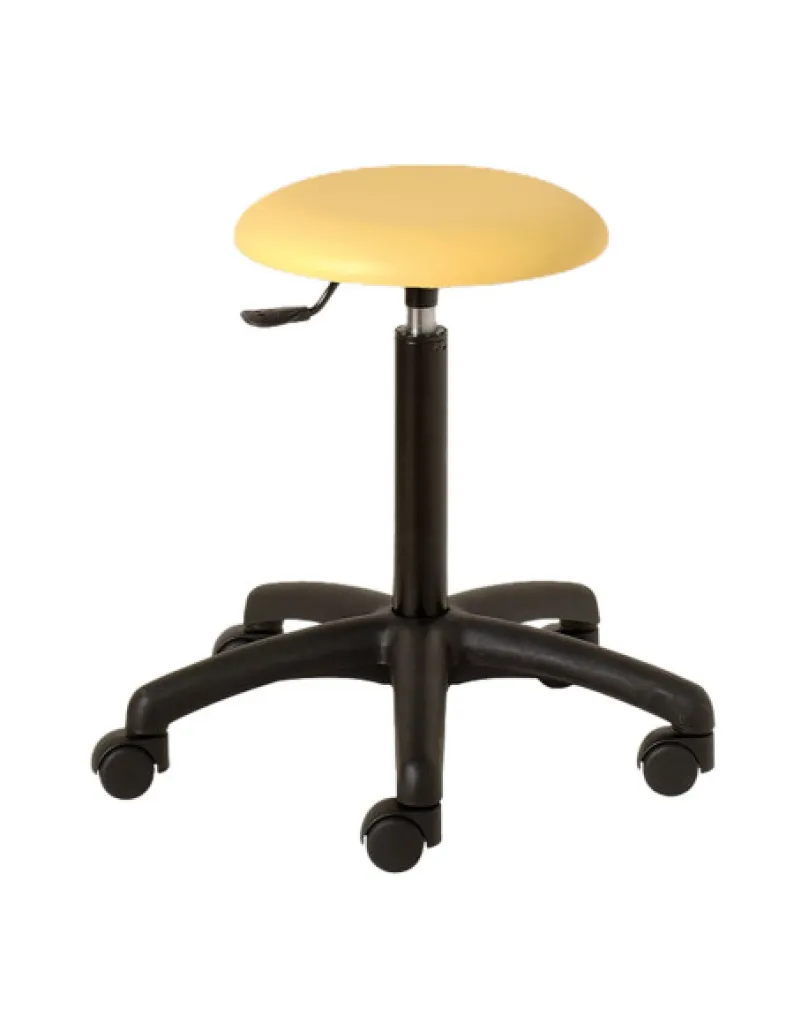 Tabouret médical PRISCA Carina avec assise réglable confortable et roulettes pivotantes pour mobilité quotidienne optimale
