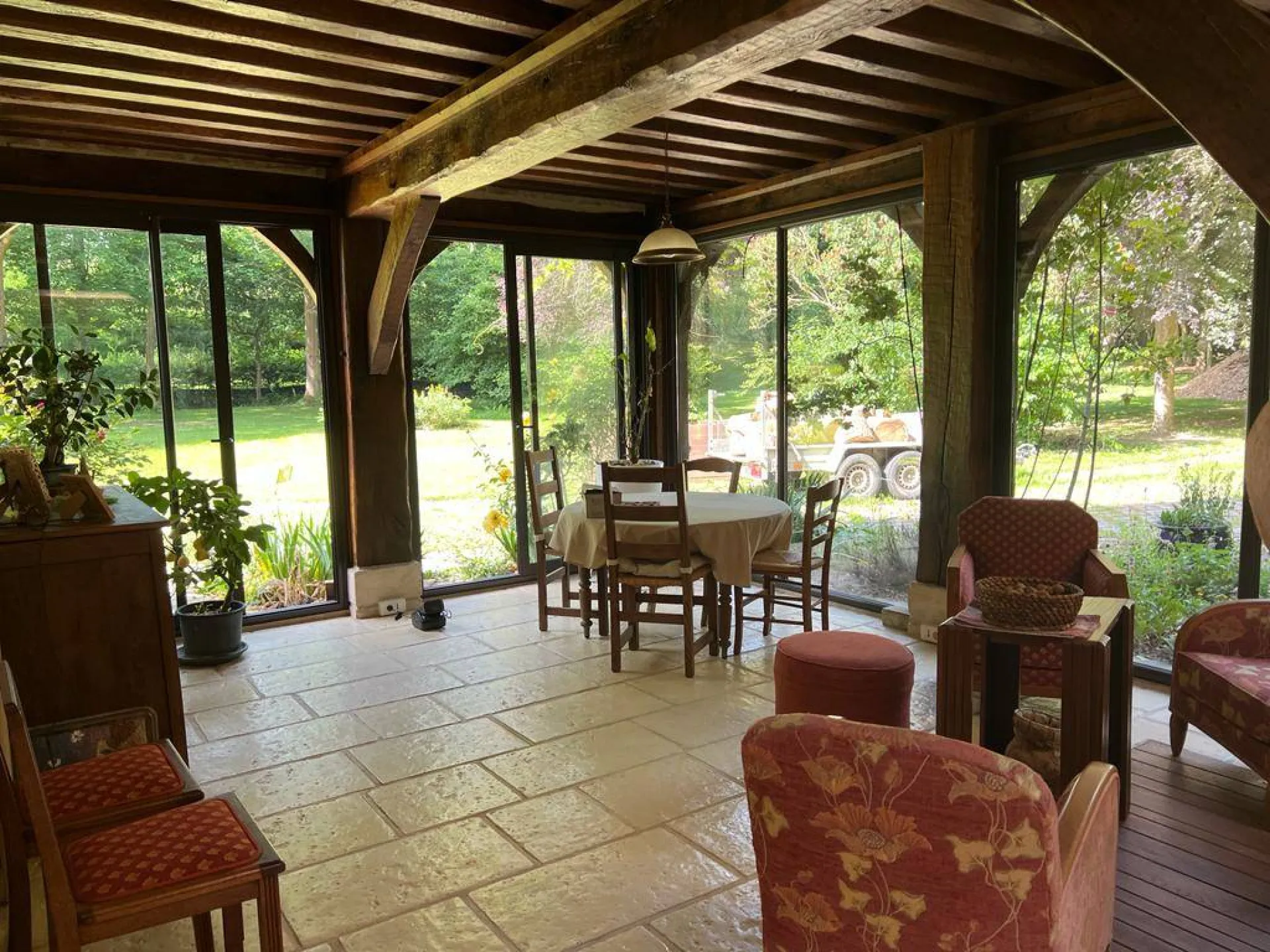 A vendre maison normande de 228 m² édifiée sur un terrain de 10 360 m² sur la commune de ST GERMAIN DE PASQUIER 27370