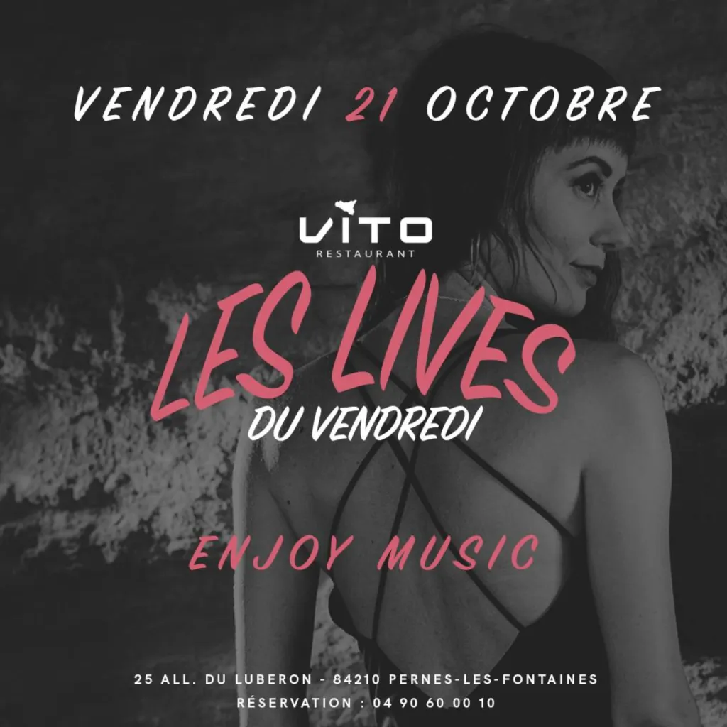 soirée concert tous les vendredis soirs