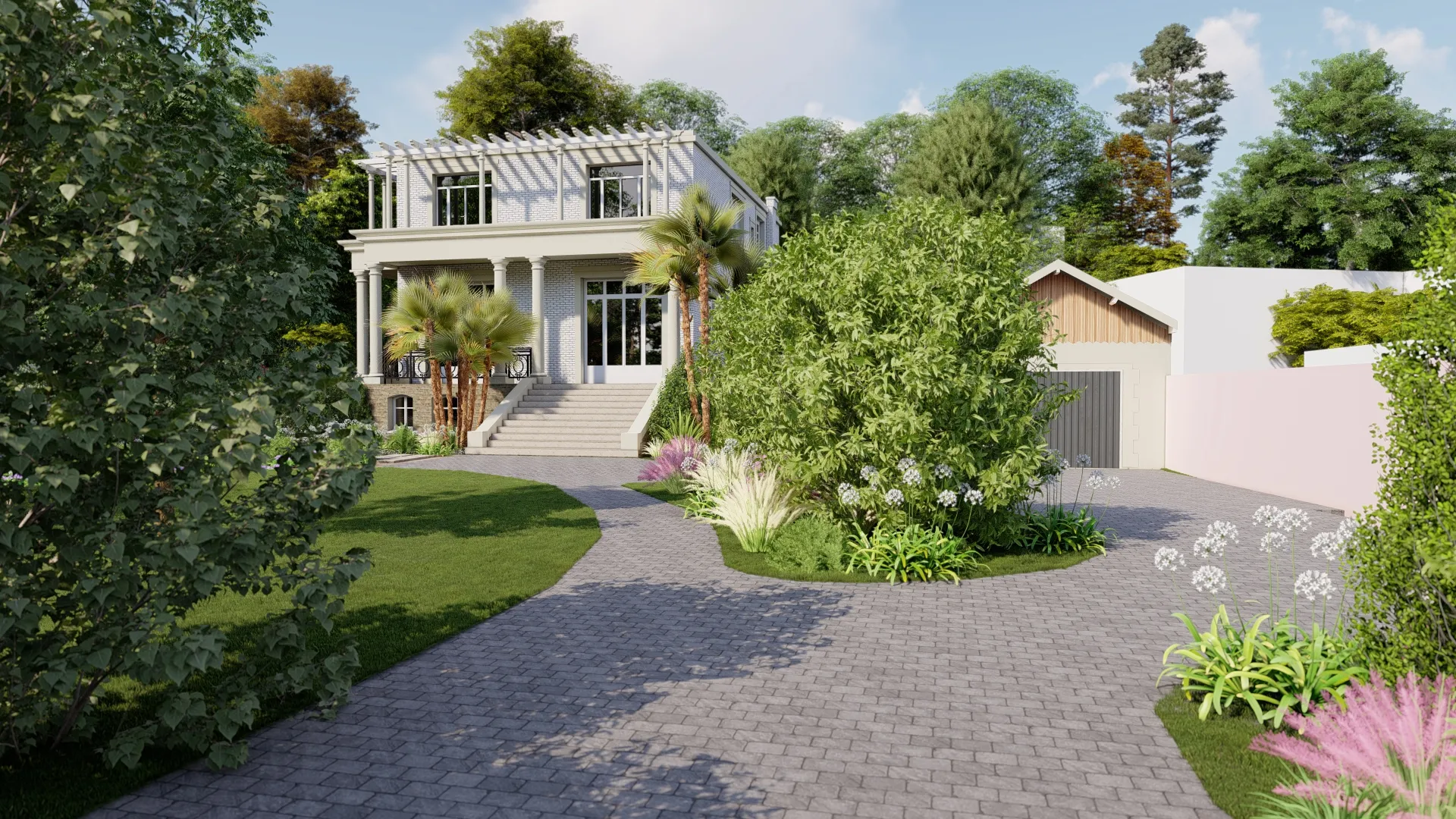 ÉTUDE PAYSAGERE 3D AU TEICH : IMAGINEZ VOTRE FUTUR JARDIN SUR LE BASSIN D'ARCACHON