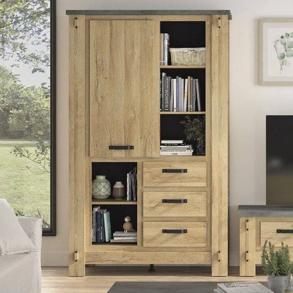 VITRINE 124 CM OU 156 CM BROCELIANDE