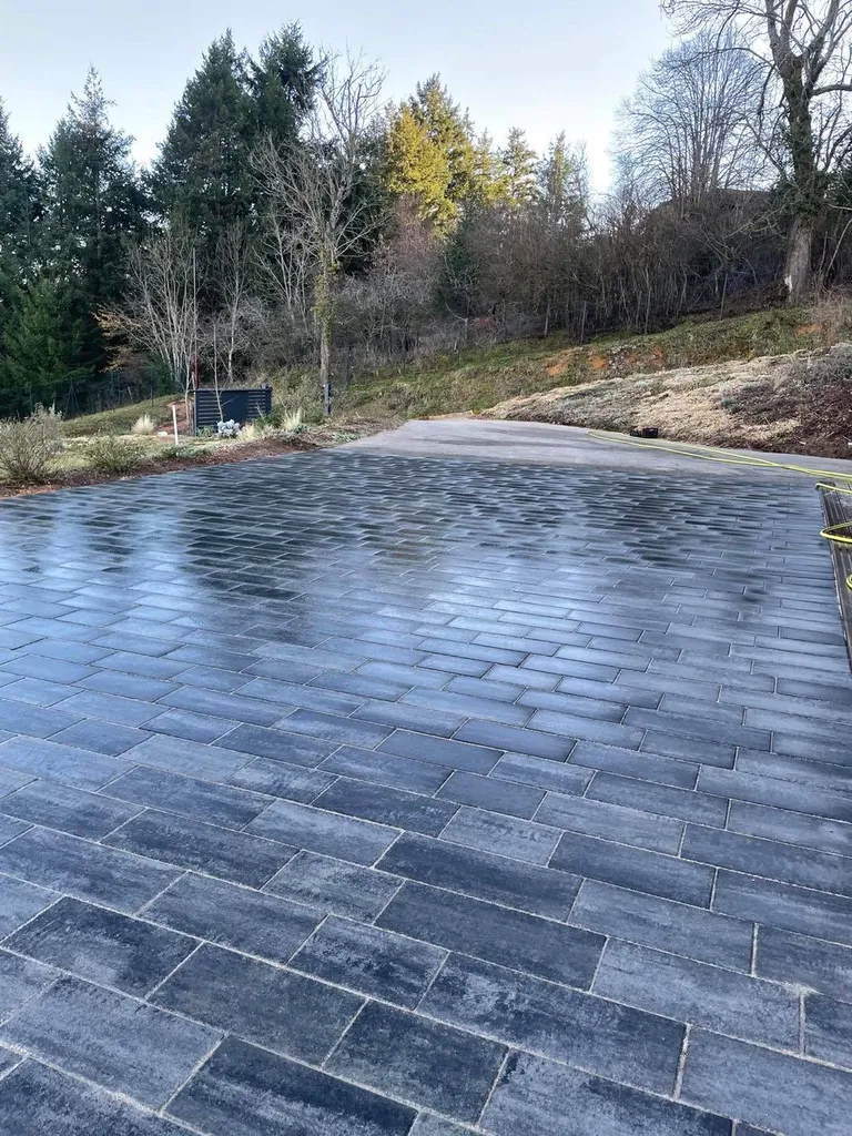 installation de pavé grand format renaison