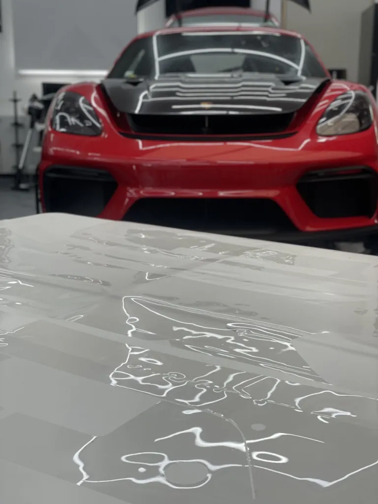 Porsche GT4 RS - Protection PPF XPEL - RIVIERA DETAILING Monaco