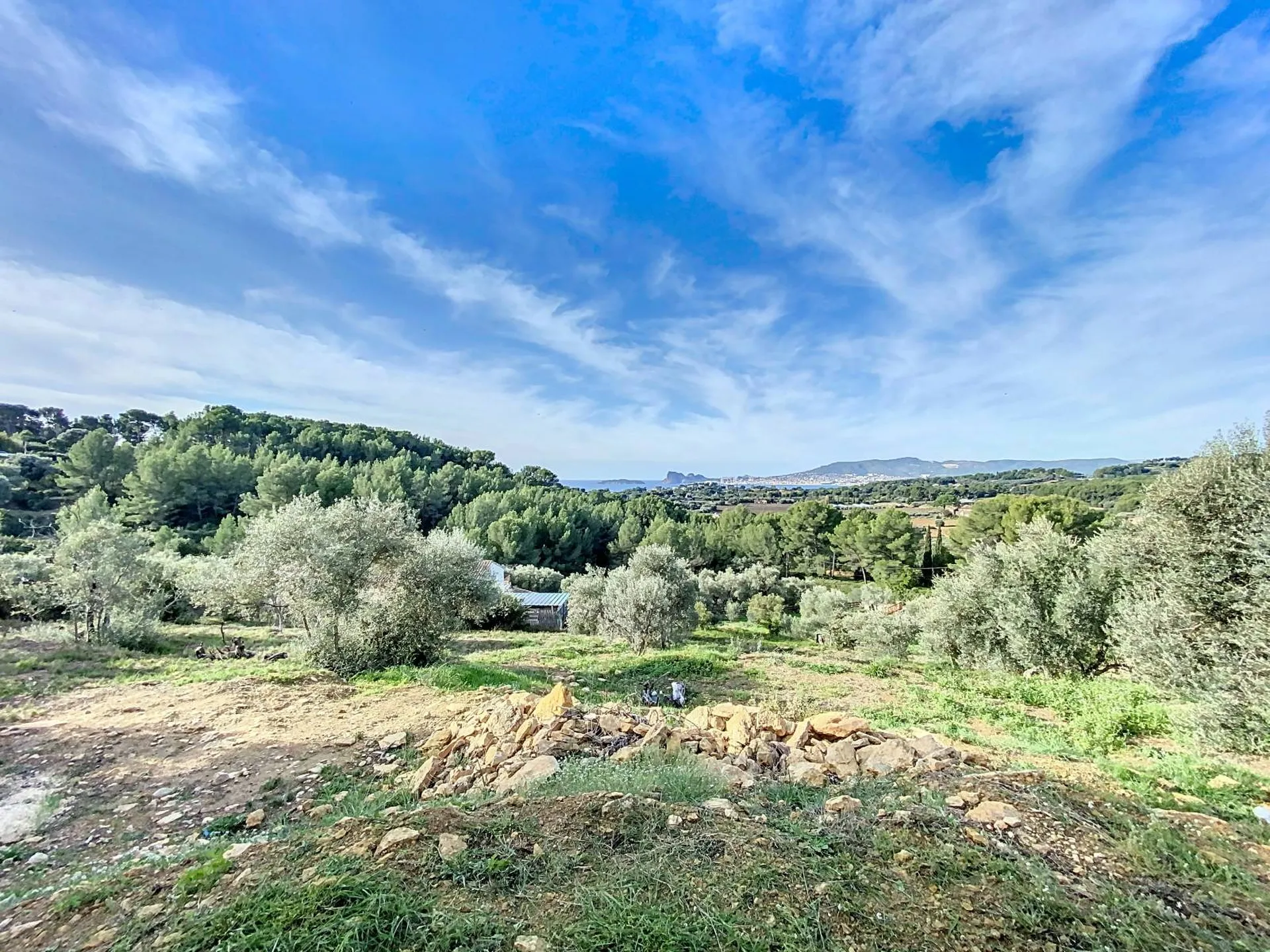 vue dégagée sur le bec de l'Aigle et l'Ile verte la Ciotat