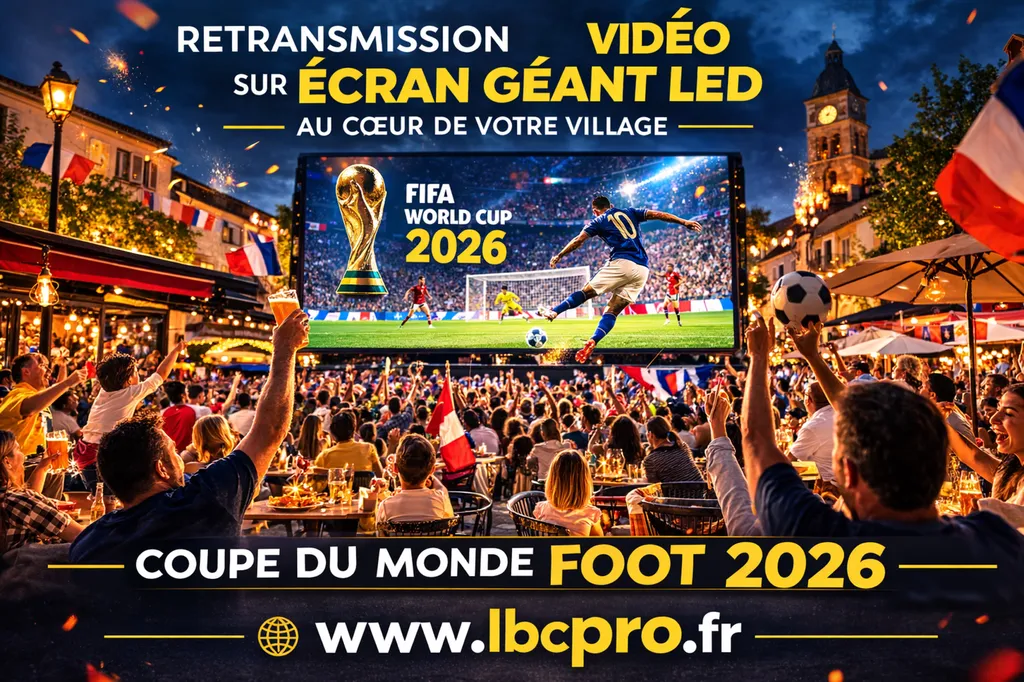 location écran coupe du monde 2026 dans le var à Saint Mandrier 