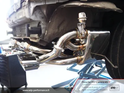 Ligne d'échappement iPE Innotech Porsche 997 Carrera 4S Aix en Provence