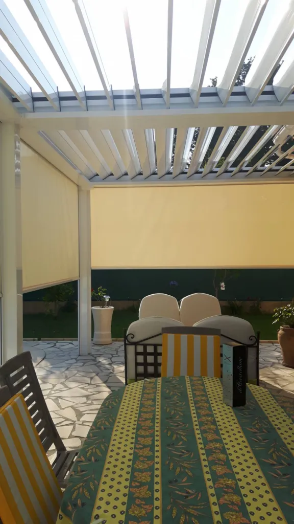 Vente et installation de toile coulissante pour pergola à Nice