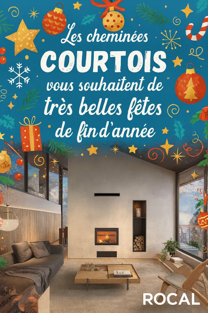 Les cheminées COURTOIS vous souhaitent de très belles fêtes de fin d'année !