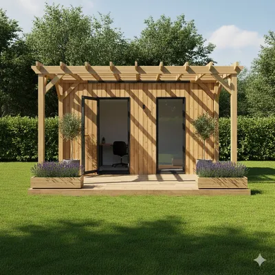 Bureau de jardin de 10m² vue extérieur 