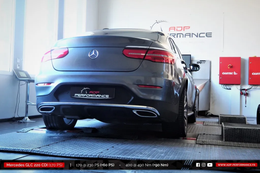 Reprogrammation moteur Nimes - Mercedes GLC 220 CDI 170cv - ADP Performance