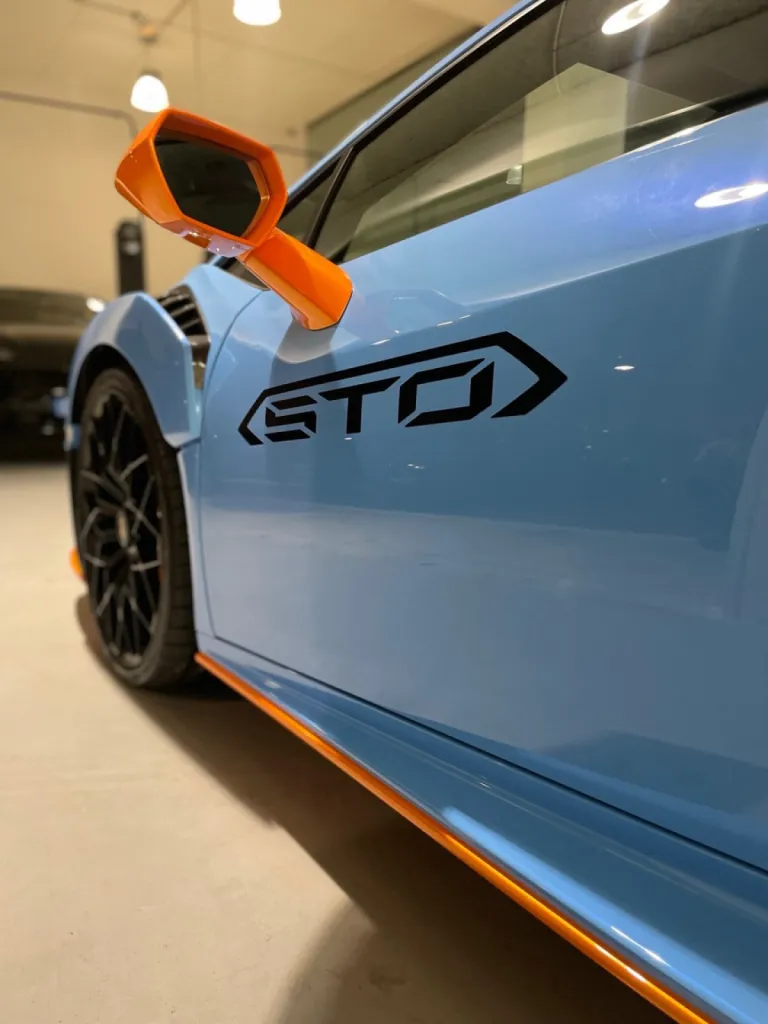 Polissage Lamborghini Huracan STO chez Lamborghini à Cannes sur la Côte d’Azur