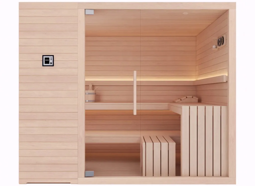 Sauna 8 places Mood XL : la chaleur finlandaise haut de gamme