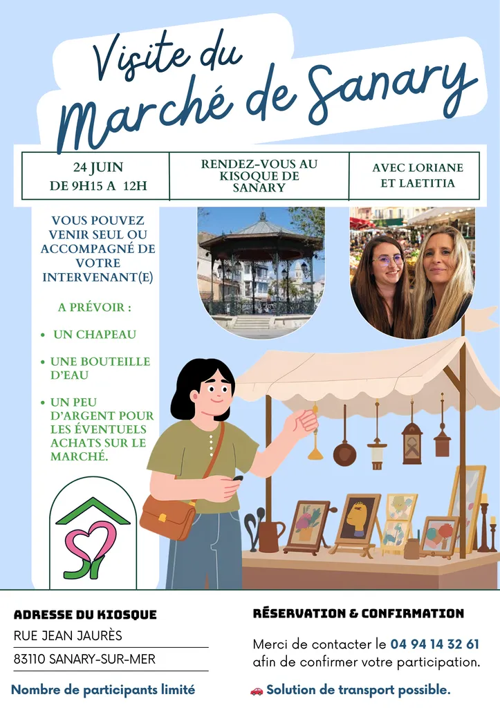 Sortie au marché de Sanary-sur-Mer : une matinée conviviale entre découvertes et partage