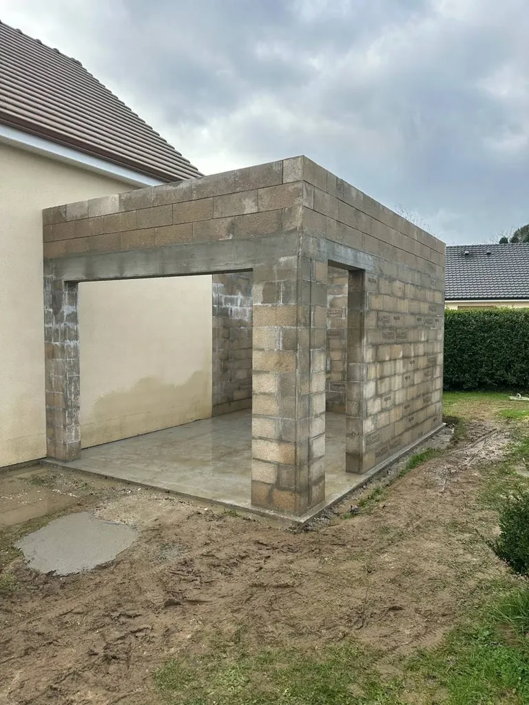 Maître d'œuvre pour extension secteur Saint Valéry en Caux : création d'un deuxième garage pour une voiture