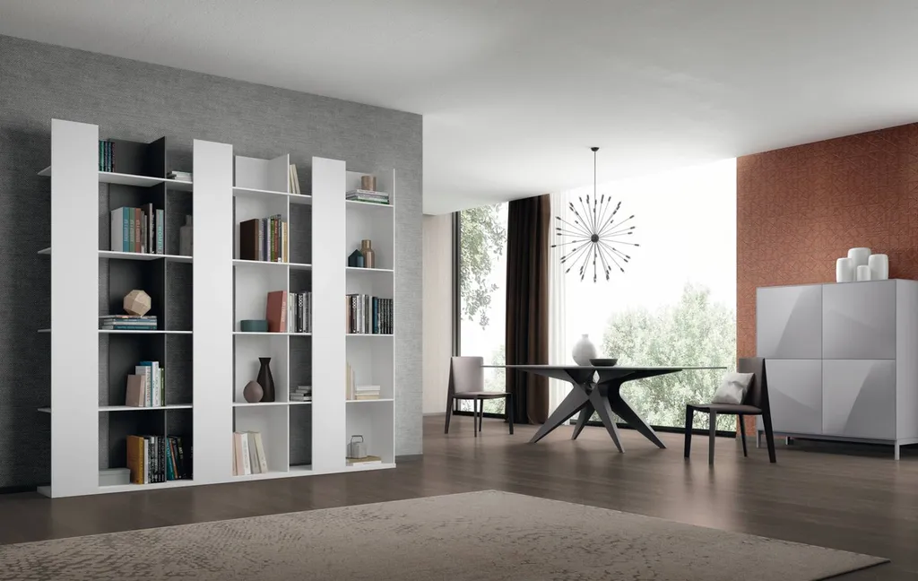 Bibliothèque design blanche hyères vers Toulon