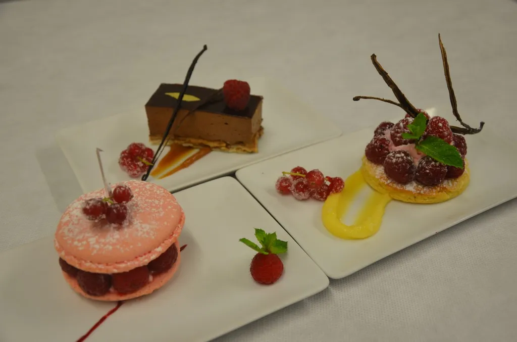 Desserts à l'assiette