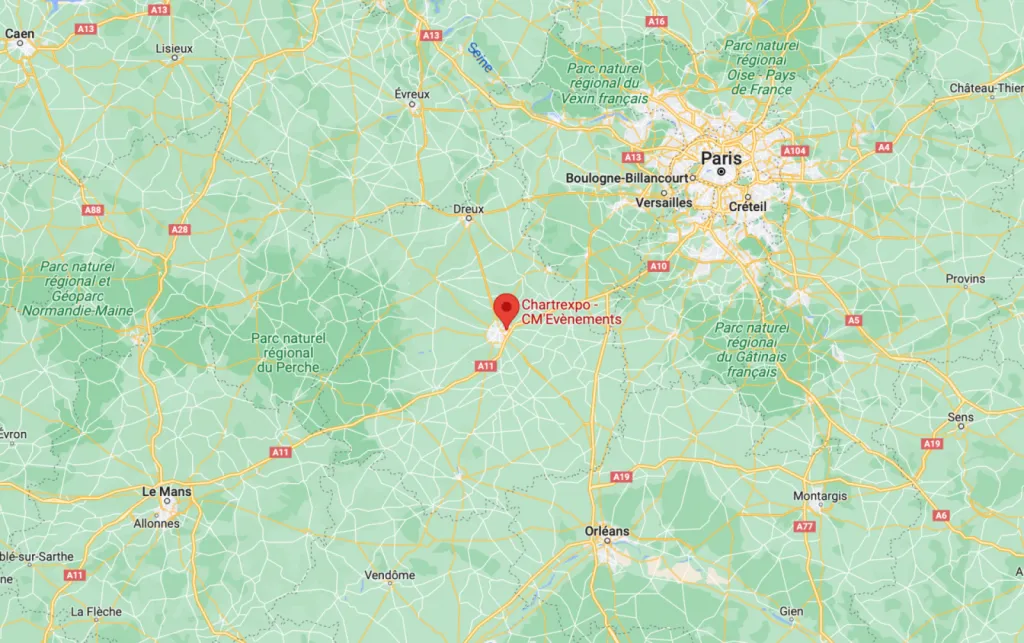 Plan salon Orthomanufacture 05/2022 à Chartres (28)
