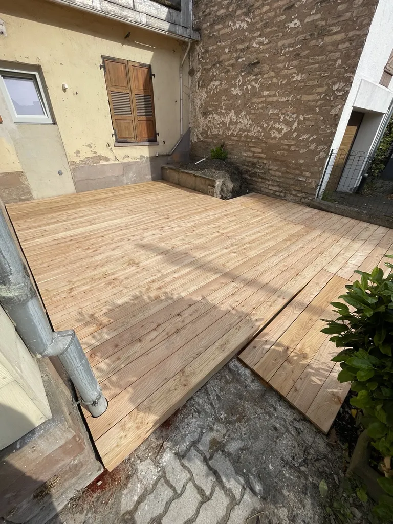 Installation d'une terrasse en bois