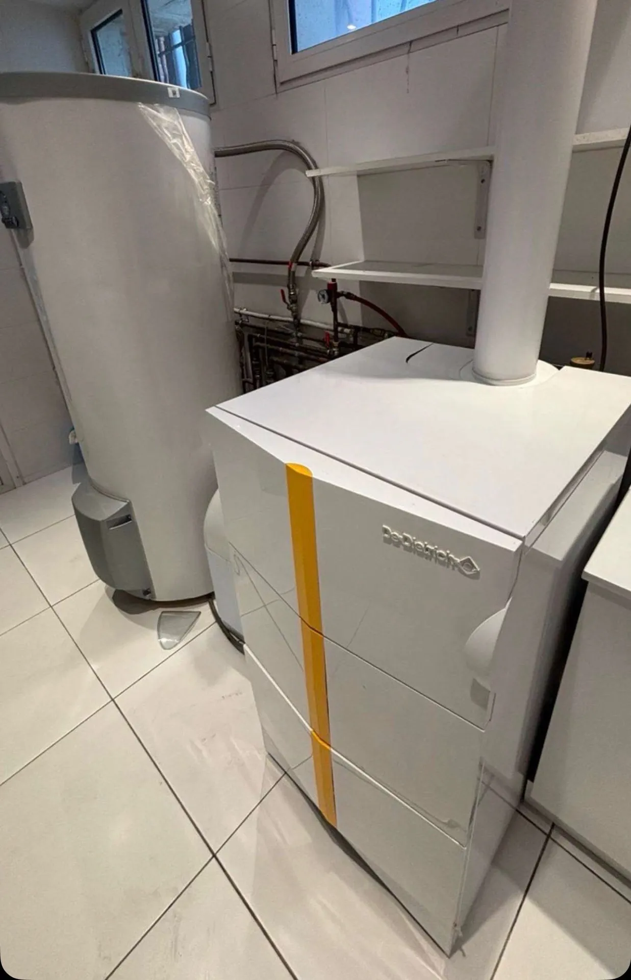 Remise en service d’une chaudière De Dietrich à condensation au sol à Villemomble (93)



