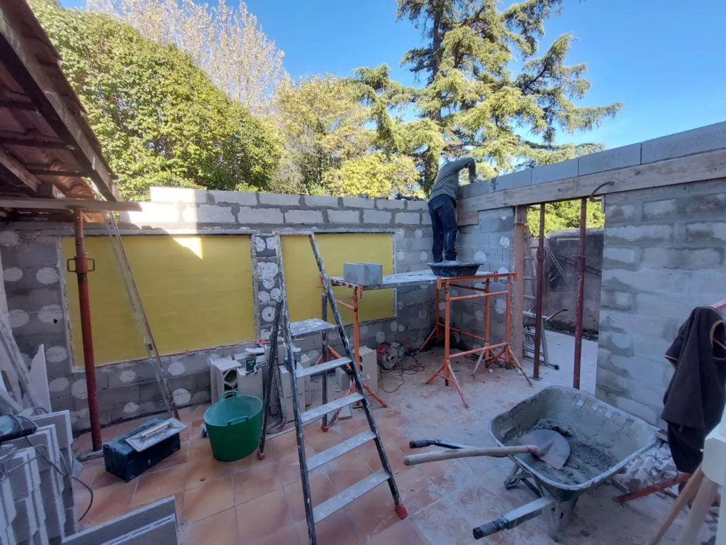 Extension de maison à La Crau dans le Var