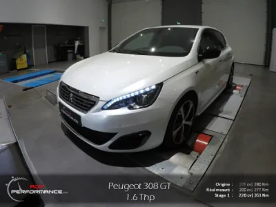 Puissance réelle peugeot 308 GT