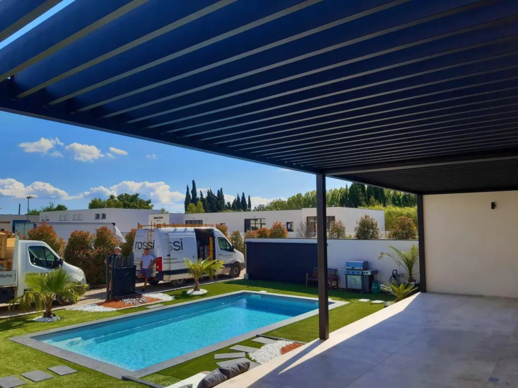 INSTALLATION PERGOLA à SALON DE PROVENCE (13)