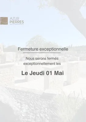 FERMETURE EXCEPTIONNELLE