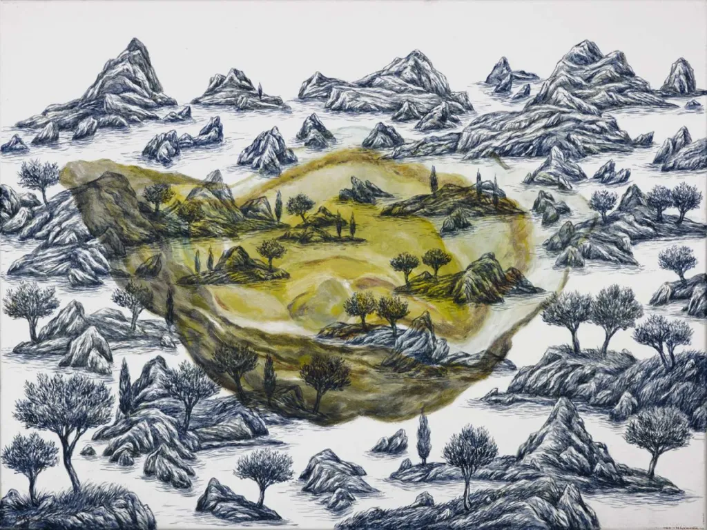 Reproduction de peinture  Sans titre Huître 80 x 60