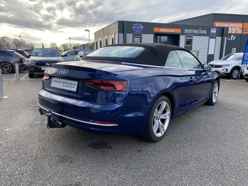 Audi A5 Cabriolet Quattro V6 TDI 286 d’occasion proche Rouen – Automatique, Diesel premium