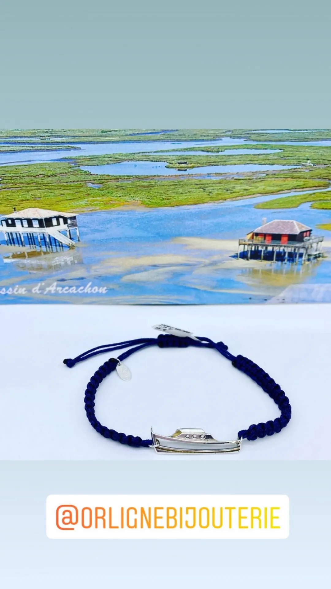 bracelet pinasse argent 925/1000ème Mios or ligne