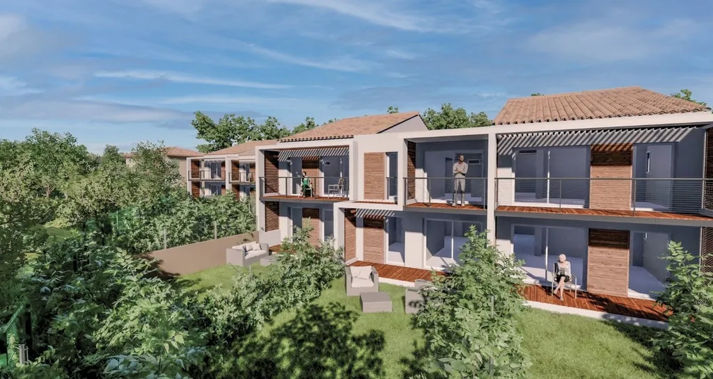 Installation de plomberie, chauffage, rafraîchissement et sanitaires pour un programme immobilier neuf de 24 villas et 14 appartements à Beaumont-de-Pertuis dans le Vaucluse (84)